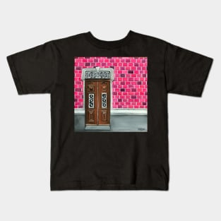 Pink Wall Porto Kids T-Shirt